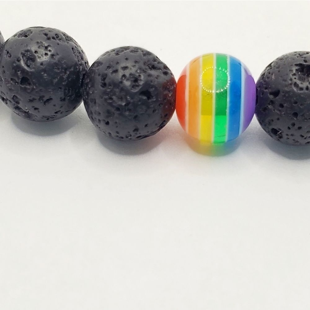 Hand Crafted Adjustable Pride Bracelet - Picture 11 of 12